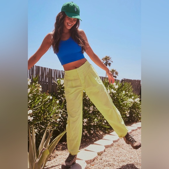 NWOT! Free People ‘Mesmerize Me’ afterglow color. Sizes: XS,S,M,L cargo pant - Picture 1 of 13